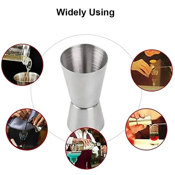 Double sided Stainless Steel Jigger