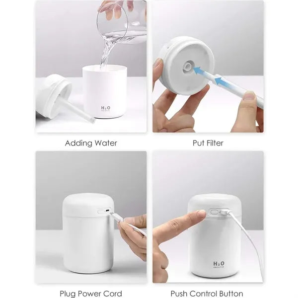 Mini Humidifier Air Purifier