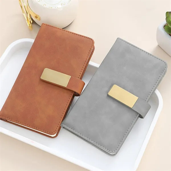 A6 Business Notebook With Magnetic Strap For Office Use