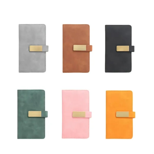 A6 Business Notebook With Magnetic Strap For Office Use