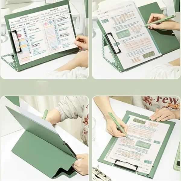 Vertical Foldable A4 Clipboard Stand For Office School