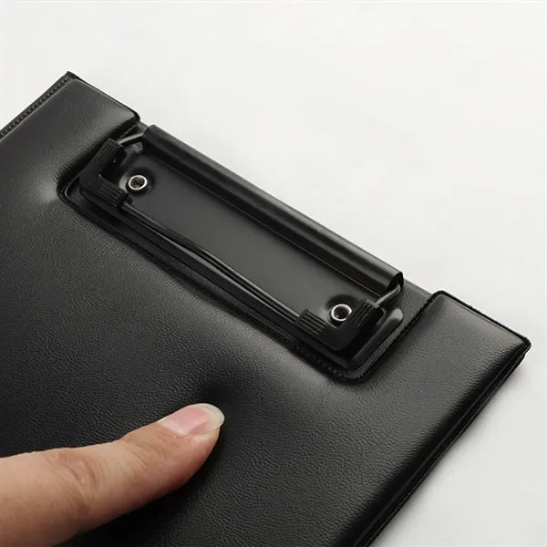 A5 Foldable PU Clipboard Folder For Office School Use