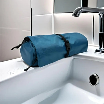 Waterproof Foldable Travel Toiletry Bag With Hook Organizer
