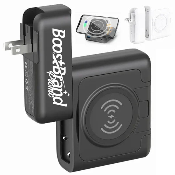 2 in1 Fast Charging Power Bank with Built in Plug