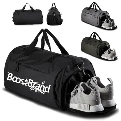 Waterproof Gym Duffel Bag with Shoe Compartment