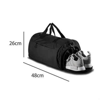 Waterproof Gym Duffel Bag with Shoe Compartment