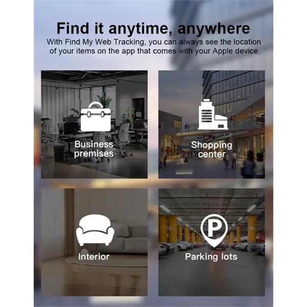 Bluetooth Tracker Smart Card with Apple Find My