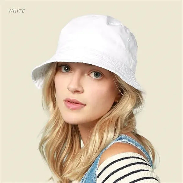 Cotton Bucket Hat with UV Protection