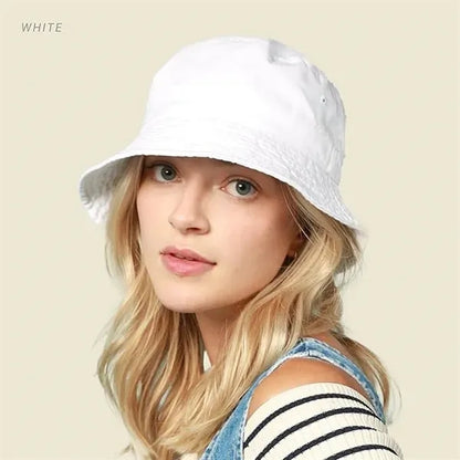 Cotton Bucket Hat with UV Protection