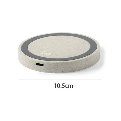 Eco-Friendly Wheat Straw Wireless Charger 15W