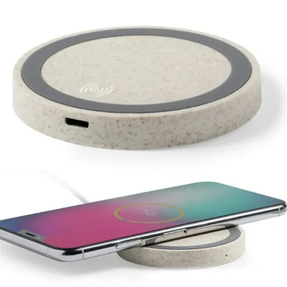 Eco-Friendly Wheat Straw Wireless Charger 15W