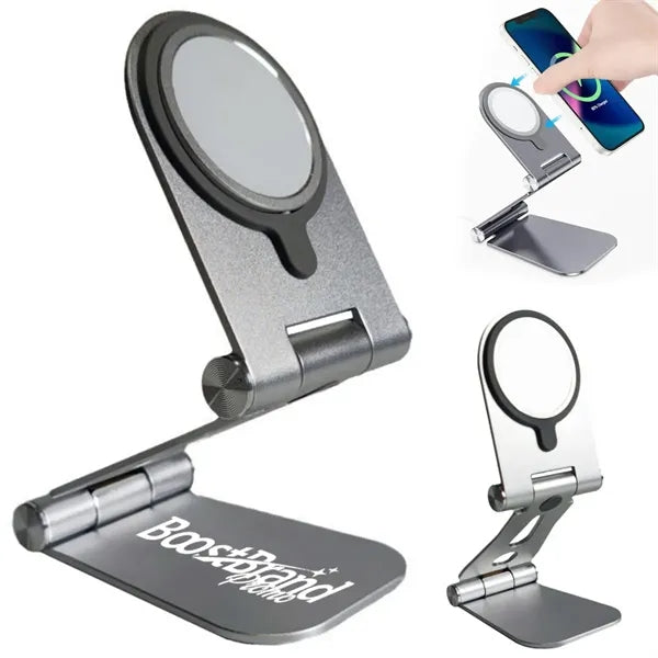 Foldable MagSafe Aluminum Stand Suitable Wireless Charging