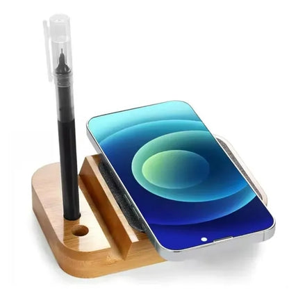 Eco Friendly Bamboo Multi-Adapter Fast Charging Cable Kit