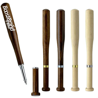 Eco Wooden Baseball Bat Shaped Pen for Sports Promotions