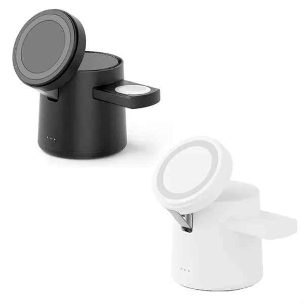 3 in 1 Magnetic Wireless Charger Stand with Organizer