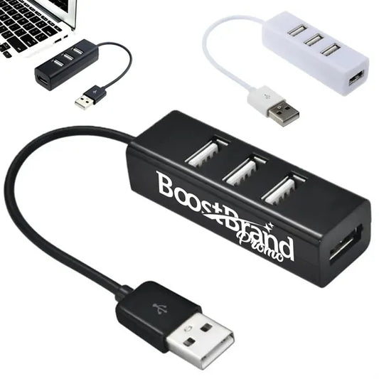 4 Port USB Hub Splitter for Computer and Laptop