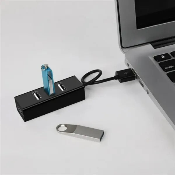 4 Port USB Hub Splitter for Computer and Laptop