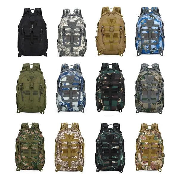 Military Tactical Camouflage Backpack with MOLLE System