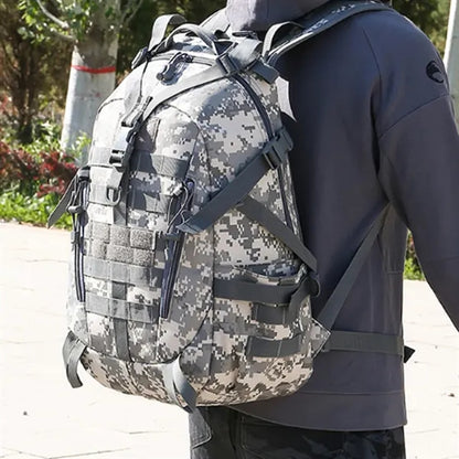 Military Tactical Camouflage Backpack with MOLLE System
