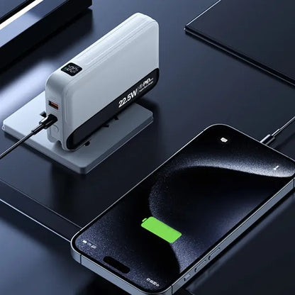 3 in 1 Fast Charging Power Bank with Built-in Cables
