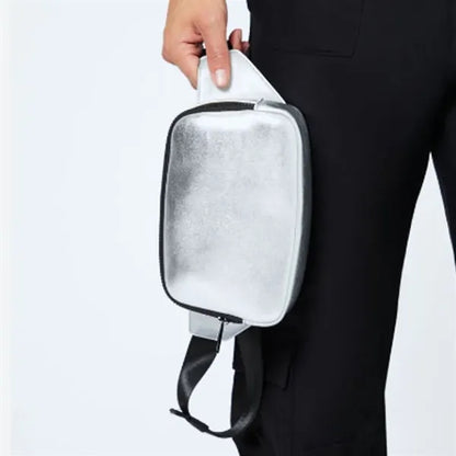 Waterproof Leather Crossbody Fanny Pack w/ Adjustable Strap