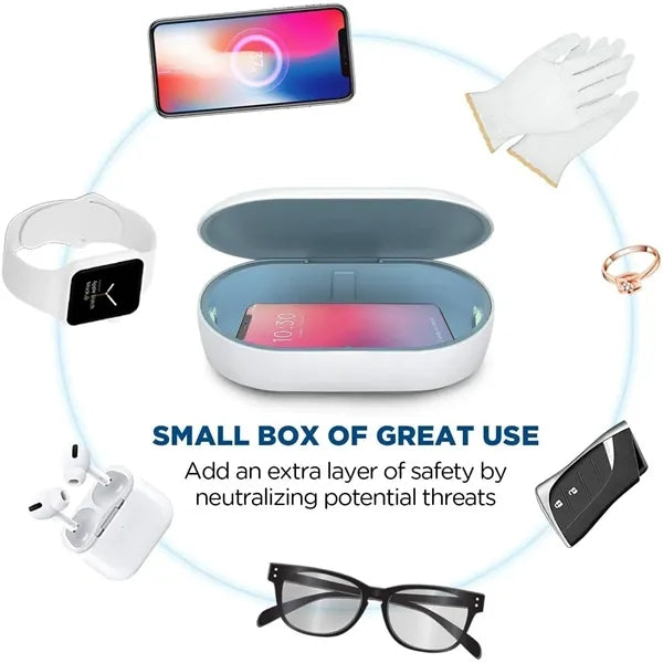 Portable Cell Phone UV Light Sanitizer Box