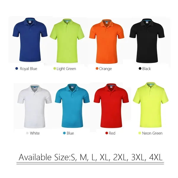Quick Dry Polo T Shirts Short Sleeve