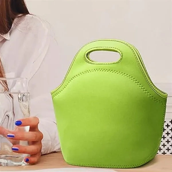 Neoprene Insulated Lunch Tote Bag with Handle