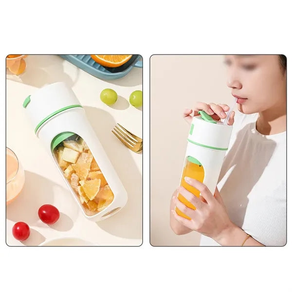 Portable Blender With Straw