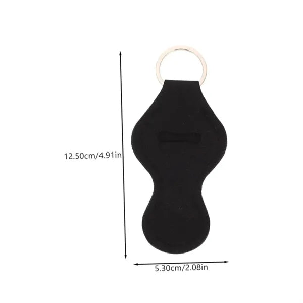 Neoprene Keychain Holder for Lip Balm & Hand Sanitizer