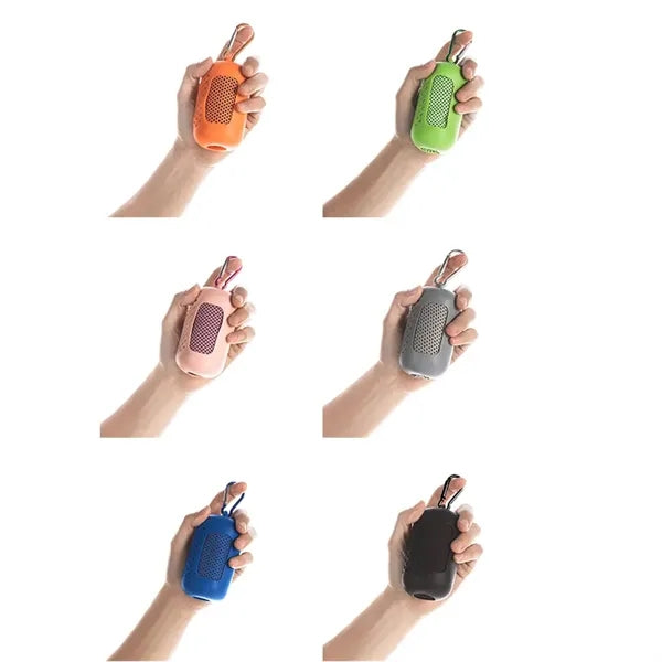 Outdoor Sports Towel with Silicone Cover