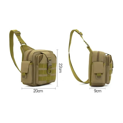 Tactical Sling Bag with Multi-Pocket Storage