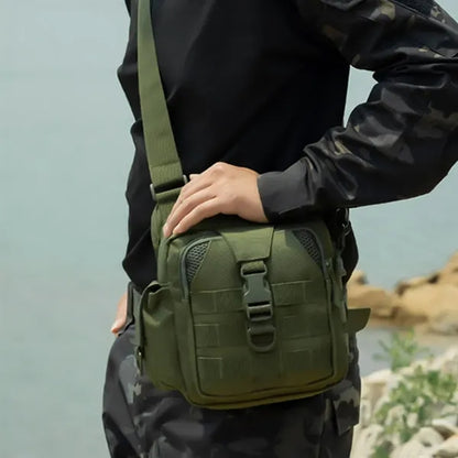 Tactical Sling Bag with Multi-Pocket Storage