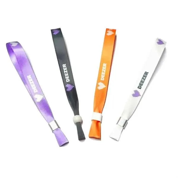Sublimation Concert Wristband With Locking Bead