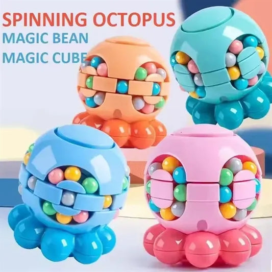 2-in-1 Octopus Funny Finger Spinner Toy