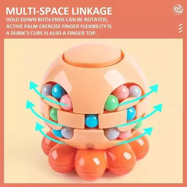 2-in-1 Octopus Funny Finger Spinner Toy