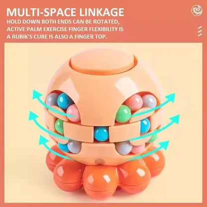 2-in-1 Octopus Funny Finger Spinner Toy