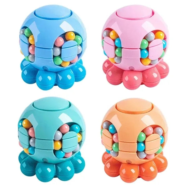 2-in-1 Octopus Funny Finger Spinner Toy