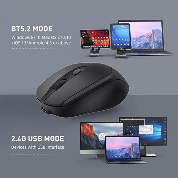 Silent Rechargeable Wireless Bluetooth Mouse