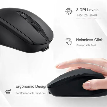 Silent Rechargeable Wireless Bluetooth Mouse