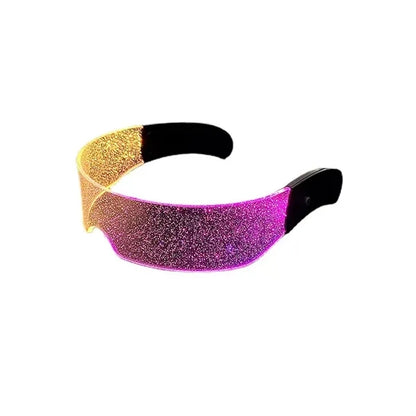 Futuristic LED Light-Up Glasses