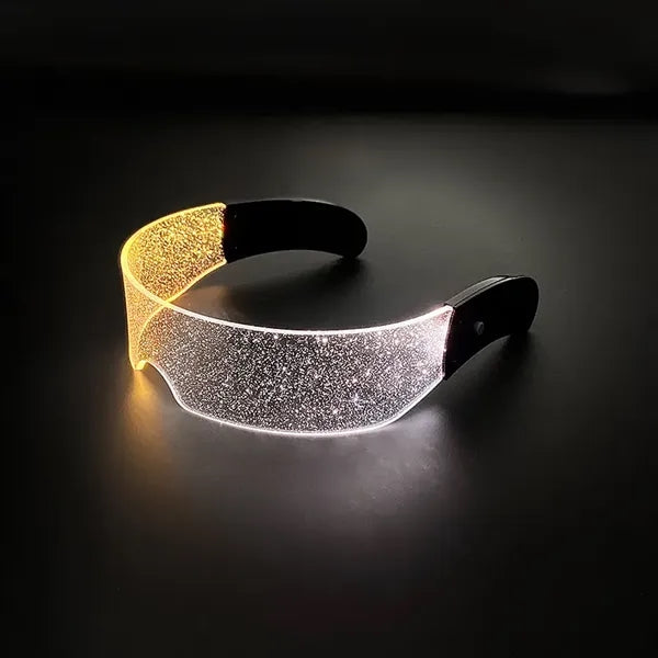 Futuristic LED Light-Up Glasses