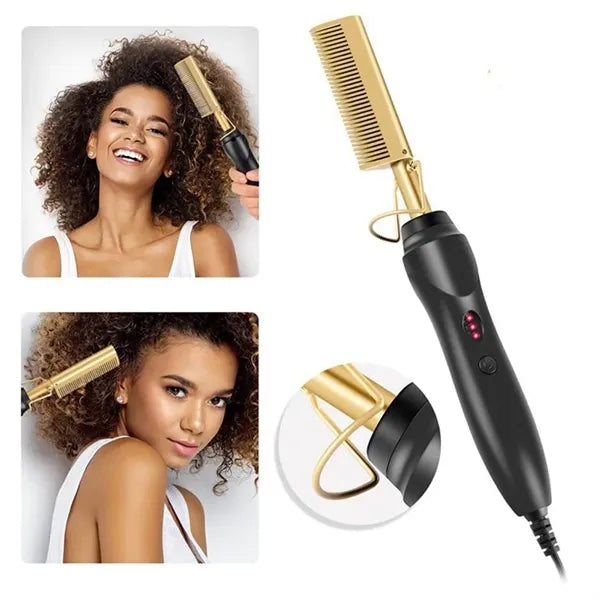 2-in-1 Electric Hair Straightening