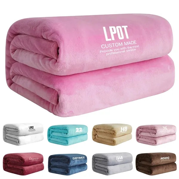 Super Soft Flannel Queen Size Blanket ( Ocean )