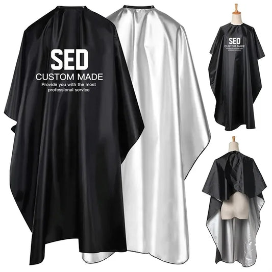 Waterproof Haircut Apron with Adjustable Closure