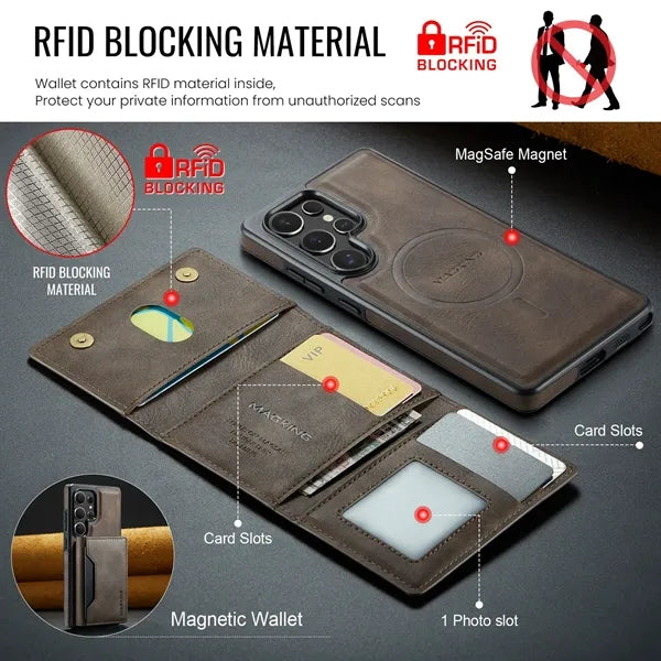 Multifunctional Detachable Magnetic Phone Cases