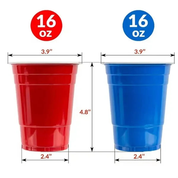 16 Oz Plastic Party Cups