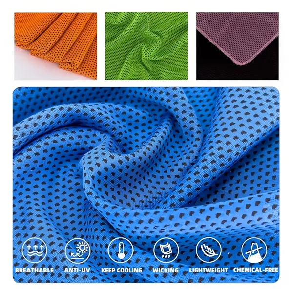 Sports Quick Dry Towel With Silicone Storage Bag