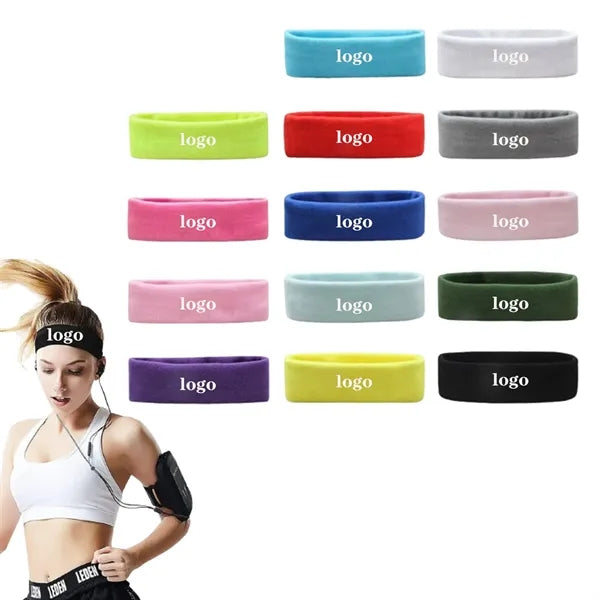 Embroidered Sport Run / Yoga Headband
