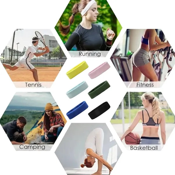 Embroidered Sport Run / Yoga Headband